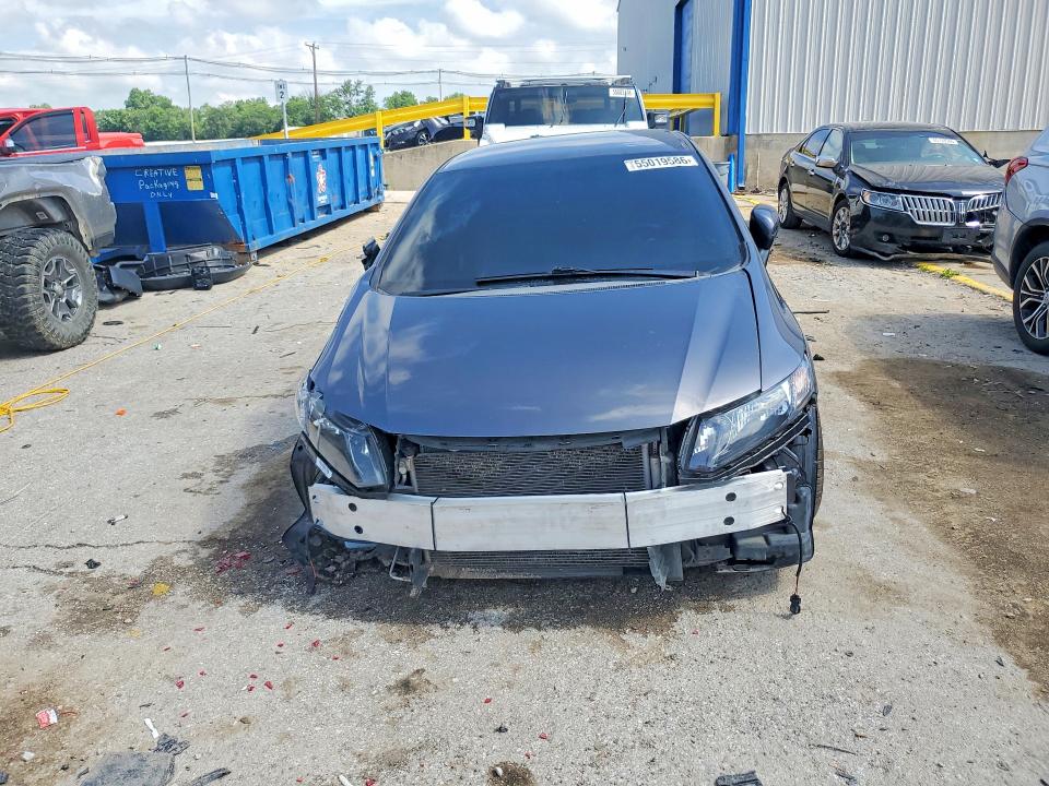 2014 Honda Civic VIN 2HGFB2F52EH552882 COPART salvage auction — FRONT END, Ky - Cert Of Title-Salvage, sold $600 on 2026-07-29 (photo 5)
