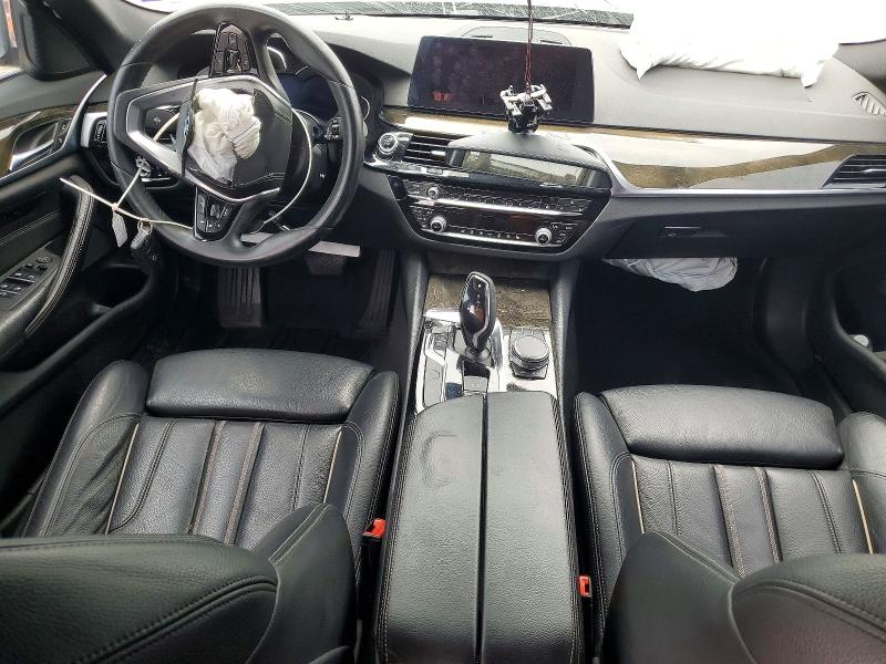 2018 BMW 5 series VIN WBAJA9C59JB252880 COPART salvage auction — FRONT END, Tx - Salvage Vehicle Title, sold $4,550 on 2026-07-16 (photo 8)