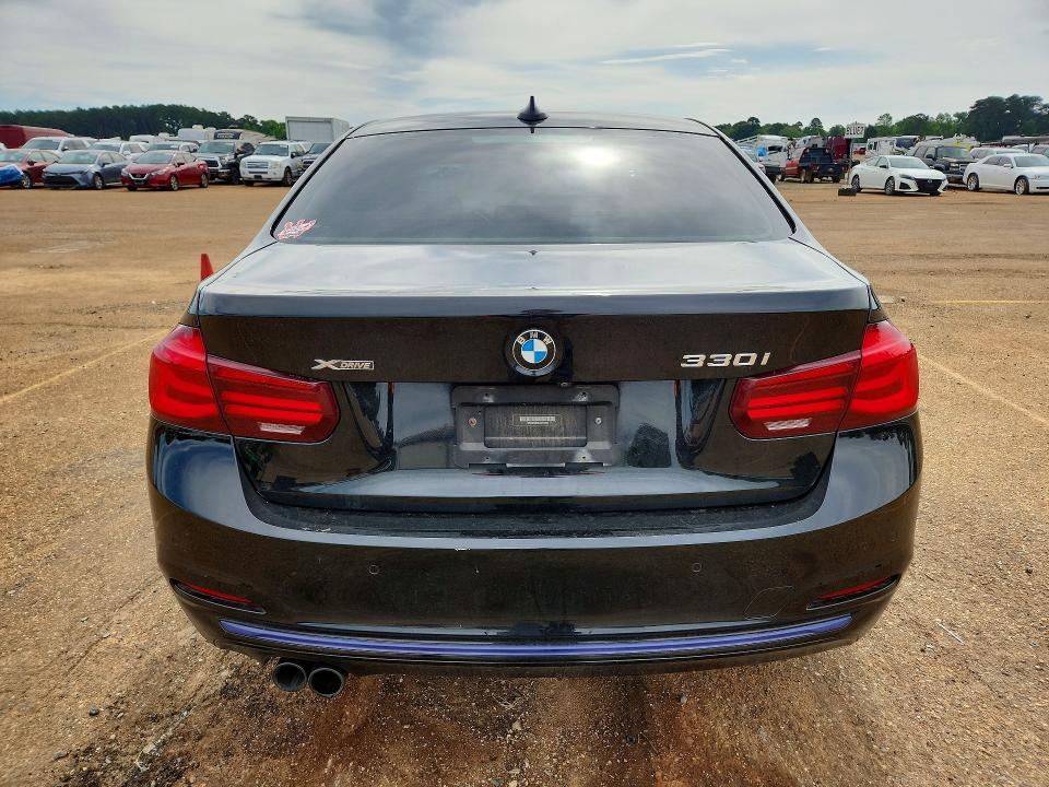 2018 BMW 3er VIN WBA8D9C56JA616345 COPART salvage auction — FRONT END, Tx - Salvage Vehicle Title, sold $2,250 on 2026-07-06 (photo 6)