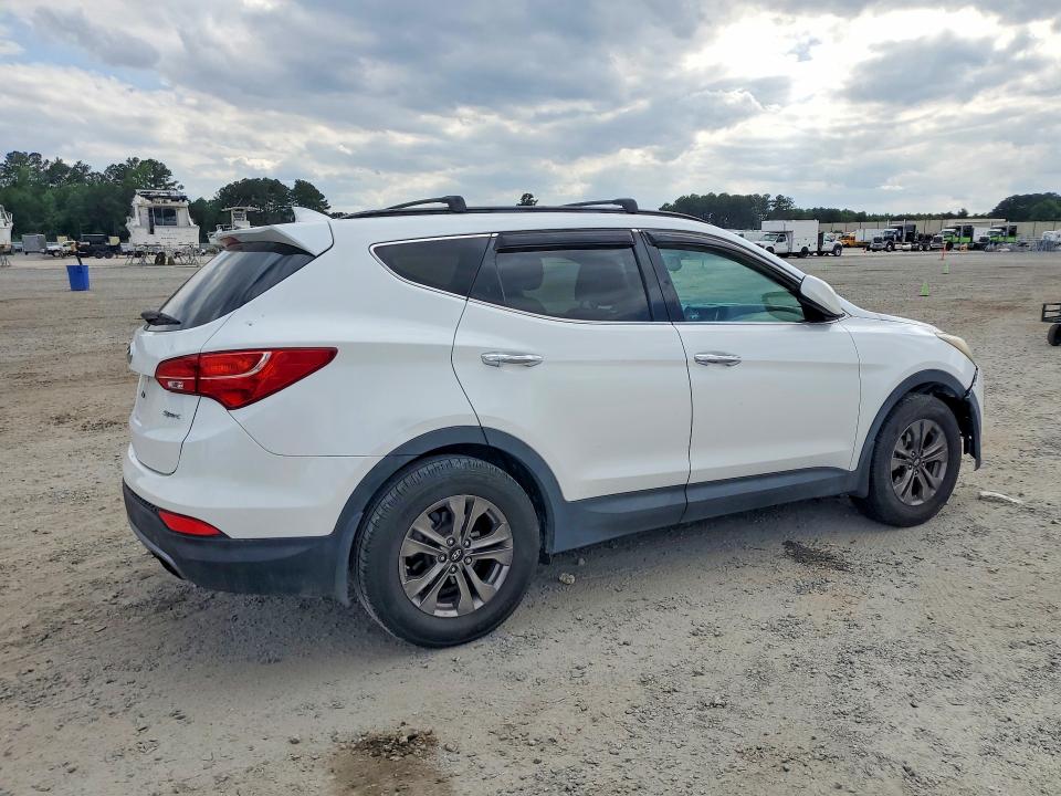 2015 Hyundai Santa fe VIN 5XYZU3LBXFG305101 COPART salvage auction — FRONT END, Nc - Salvage Certificate Of Title, sold $2,350 on 2026-07-13 (photo 3)