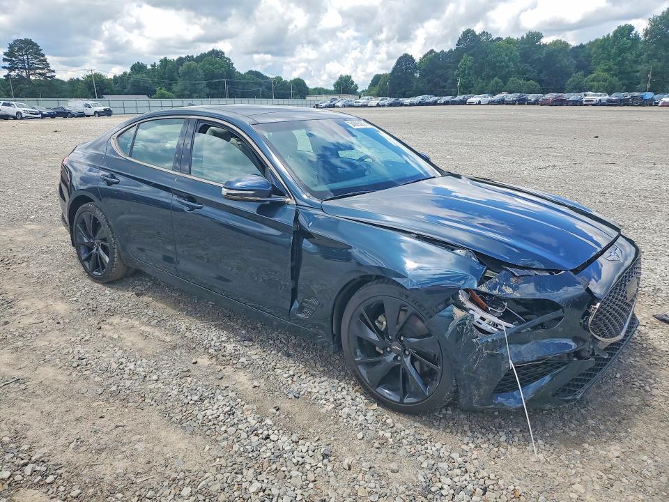 2023 Genesis G70 VIN KMTG34TA4PU133947 COPART salvage auction — FRONT END, Ar - Cert Of Title-Salvage, sold $60 on 2026-07-13 (photo 4)