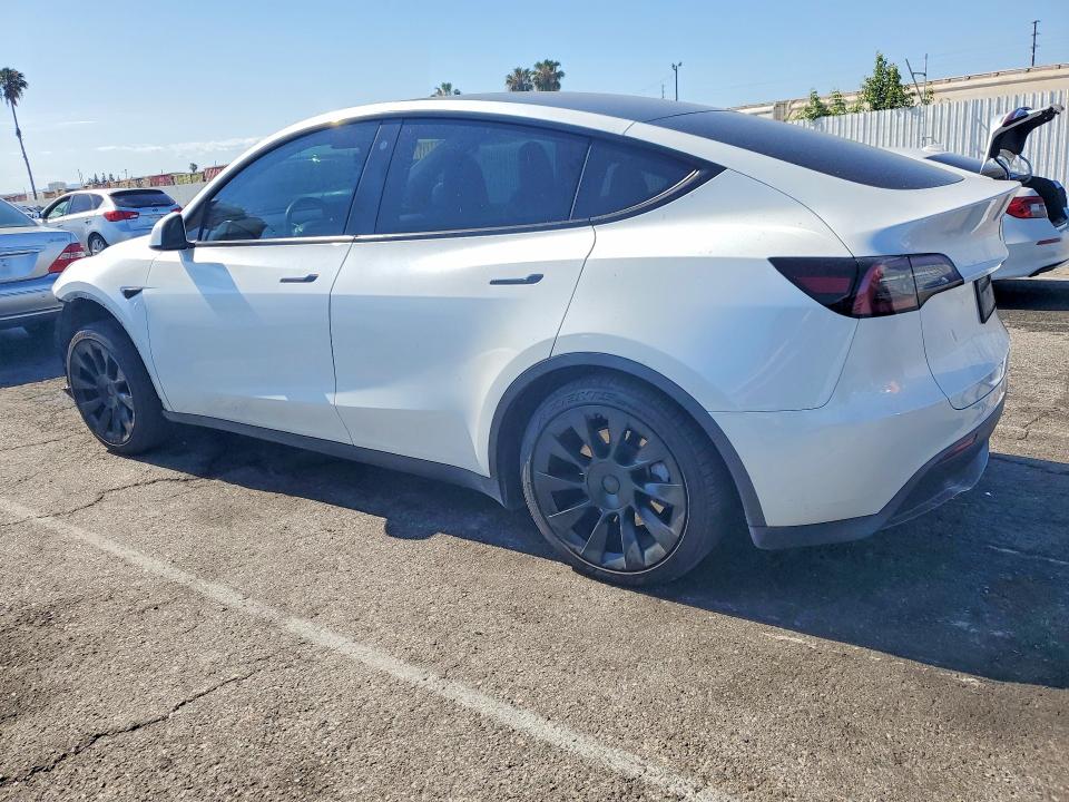 2023 Tesla Model y VIN 7SAYGDEE7PA030635 COPART salvage auction — FRONT END, Ca - Salvage Certificate, sold $13,700 on 2026-07-24 (photo 2)