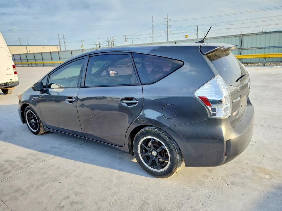 2012 Toyota Prius VIN JTDZN3EUXC3156507 COPART salvage auction — SIDE, Tx - Salvage Vehicle Title, sold $1,150 on 2026-07-07 (photo 2)