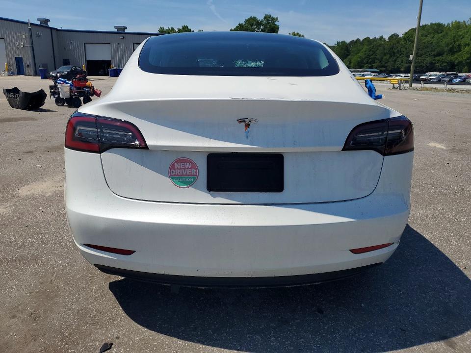 2023 Tesla Model 3 VIN 5YJ3E1EA3PF566882 COPART salvage auction — FRONT END, Nc - Salvage Certificate Of Title, sold $4,050 on 2026-07-30 (photo 6)