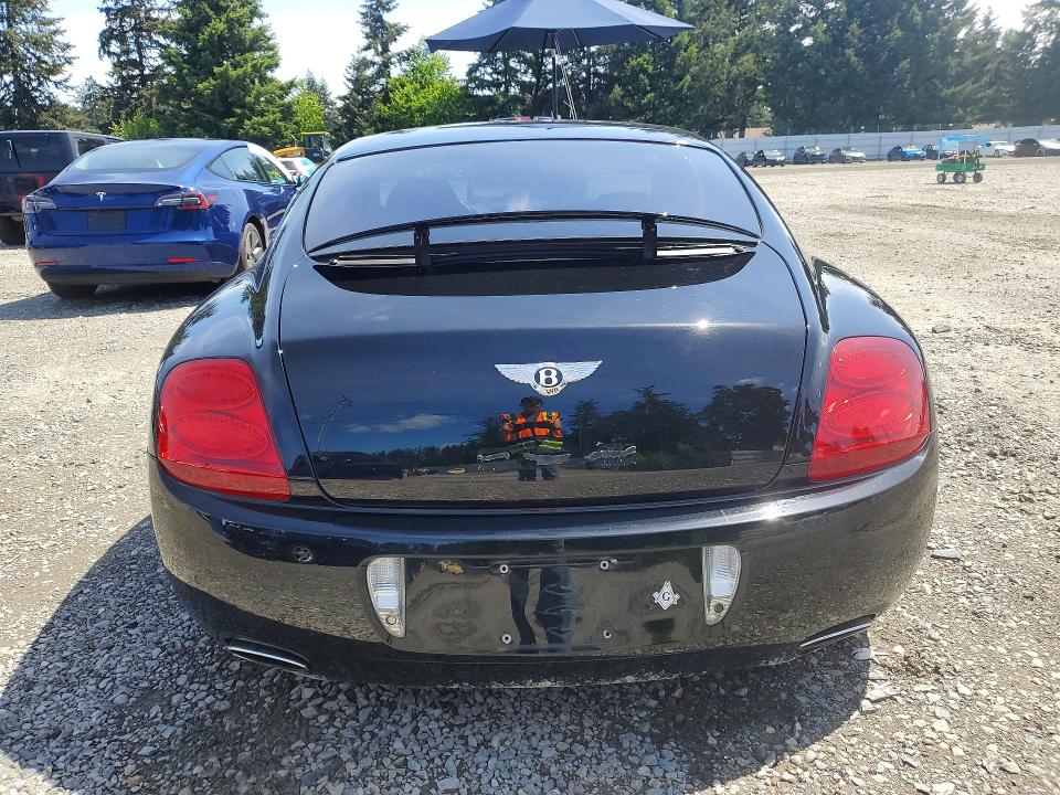 2007 Bentley Continental VIN SCBCR73W67C045306 COPART salvage auction — UNDERCARRIAGE, WA - BILL OF SALE, sold $8,600 on 2026-08-21 (photo 6)