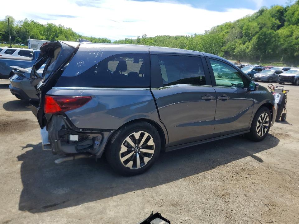 2025 Honda Odyssey VIN 5FNRL6H66SB074067 COPART salvage auction — REAR END, FL - CERTIFICATE OF DESTRUCTION, sold $7,100 on 2026-07-28 (photo 3)