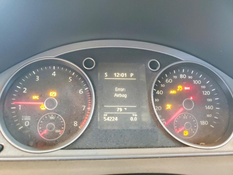 2013 Volkswagen Cc VIN WVWBP7AN6DE565773 COPART salvage auction — FRONT END, Az - Certificate Of Title, sold $675 on 2026-07-13 (photo 9)