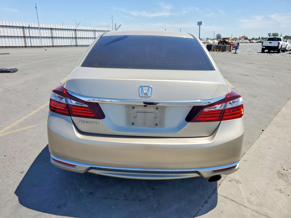 2017 Honda Accord VIN 1HGCR2F3XHA086604 COPART salvage auction — FRONT END, Ca - Salvage Certificate, sold $6,200 on 2026-07-02 (photo 6)