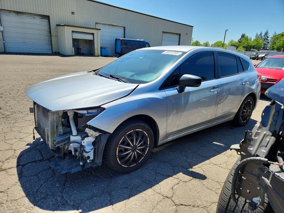 2019 Subaru Impreza VIN 4S3GTAB66K3730073 COPART salvage auction — FRONT END, Or - Salvage Title Certificate, sold $2,100 on 2026-07-27 (photo 1)