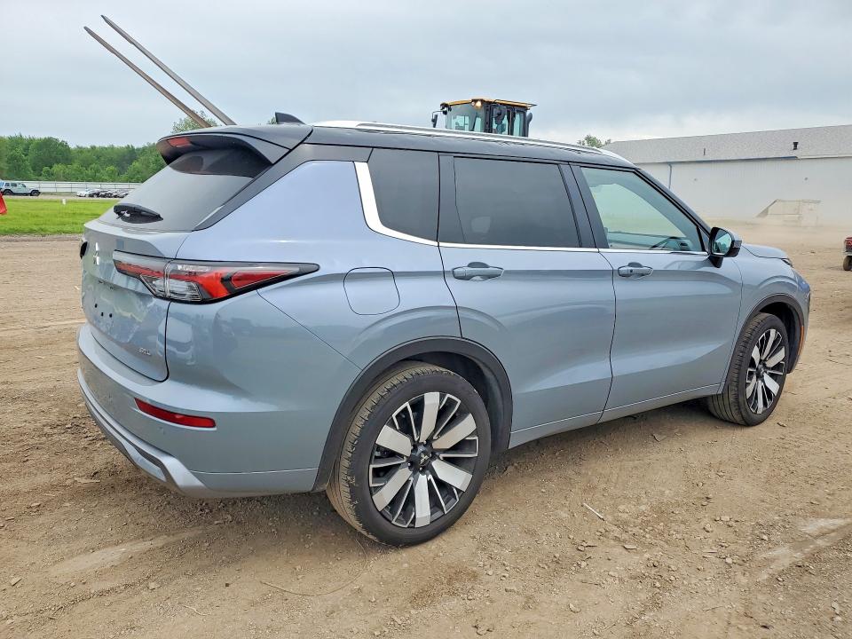 2025 Mitsubishi Outlander VIN JA4J3WA8XSZ024043 COPART salvage auction — HAIL, Oh - Cert Of Title-Salvage, sold $9,700 on 2026-07-23 (photo 3)