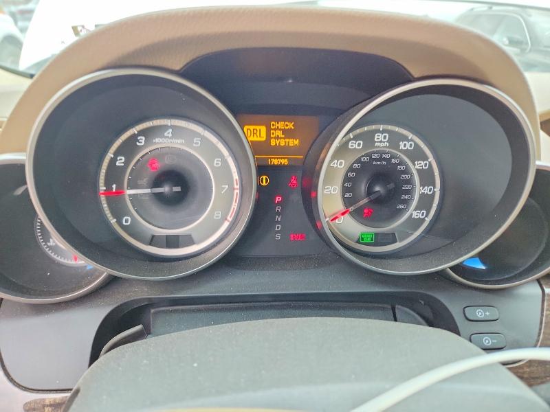 2012 Acura Mdx VIN 2HNYD2H24CH524271 COPART salvage auction — FRONT END, Ca - Salvage Certificate, sold $325 on 2026-07-08 (photo 9)