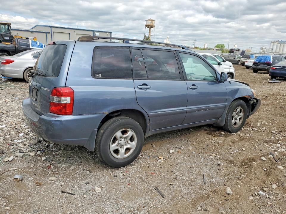 2005 Toyota Highlander VIN JTEGD21A650117106 COPART salvage auction — FRONT END, Wv - Salvage Certificate, sold $625 on 2026-07-08 (photo 3)