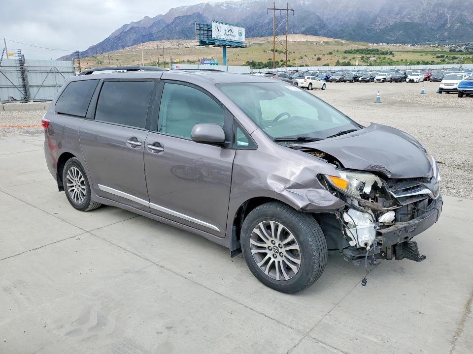 2019 Toyota Sienna VIN 5TDYZ3DC4KS005720 COPART salvage auction — FRONT END, Ut - Salvage Certificate, sold $6,900 on 2026-07-06 (photo 4)