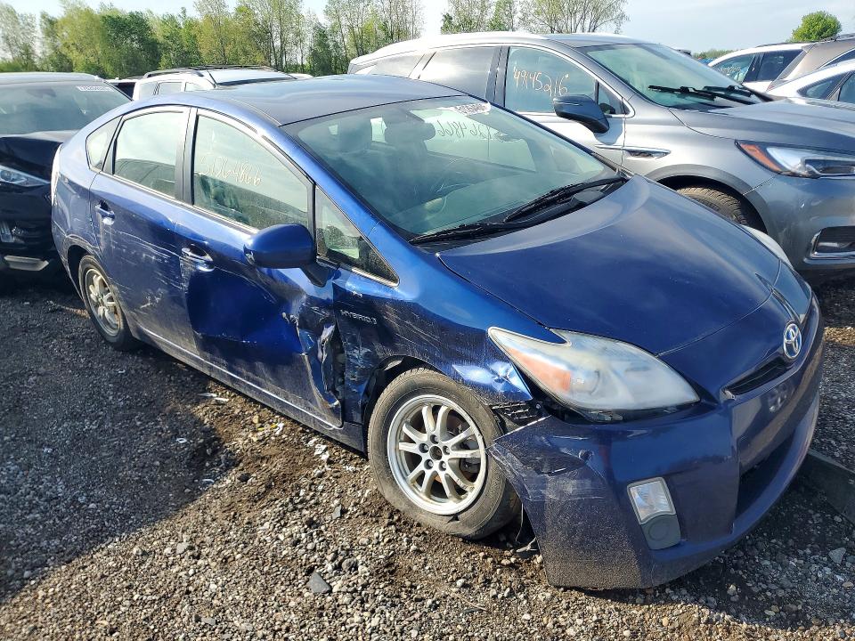 2011 Toyota Prius VIN JTDKN3DU4B1431284 COPART salvage auction — FRONT END, MI - CERTIFICATE OF TITLE, sold $250 on 2026-07-22 (photo 4)