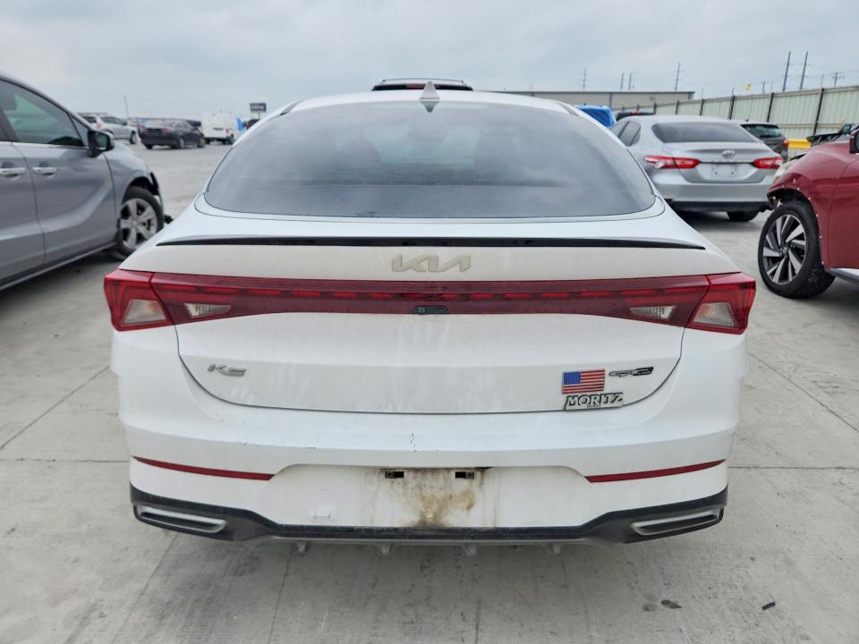 2022 Kia K5 VIN 5XXG64J27NG129119 COPART salvage auction — HAIL, Tx - Certificate Of Title, sold $175 on 2026-07-21 (photo 6)