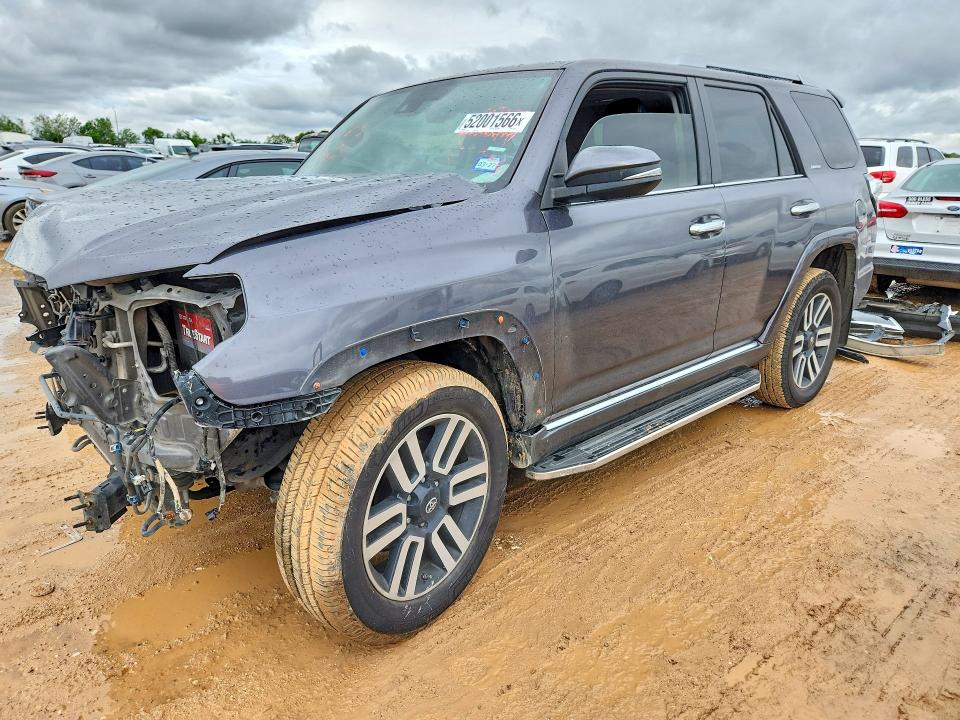 2020 Toyota 4runner VIN JTEZU5JR2L5222192 COPART salvage auction — FRONT END, Tx - Salvage Vehicle Title, sold $9,700 on 2026-07-09 (photo 1)