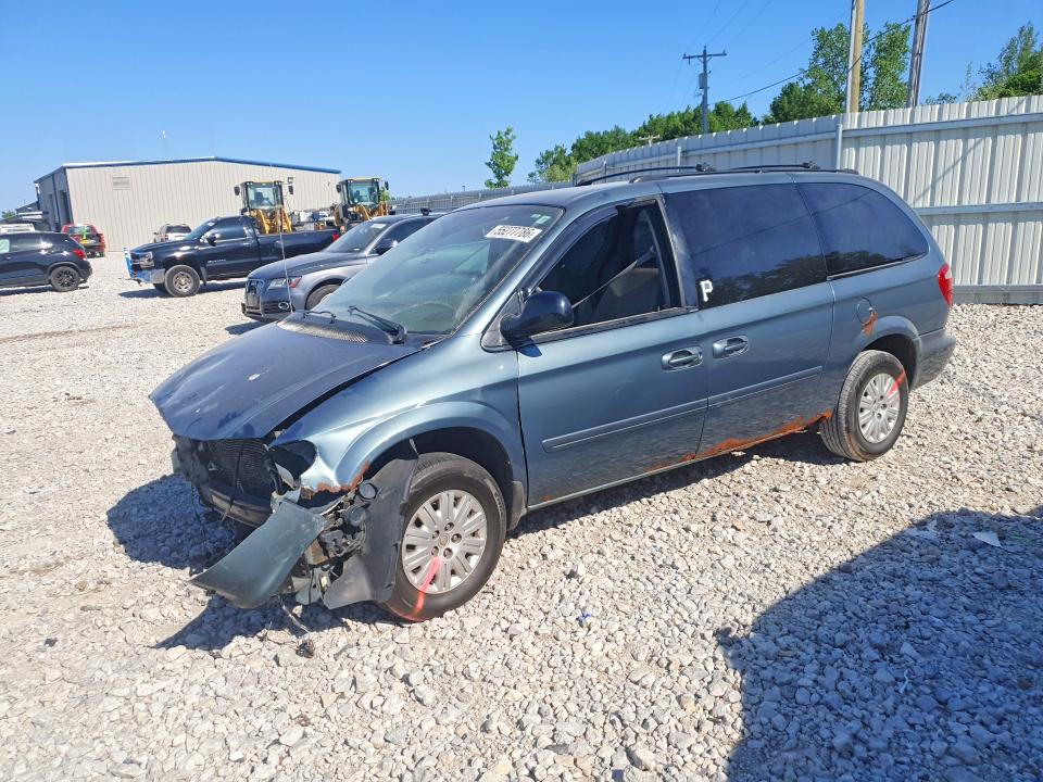 2006 Chrysler Voyager VIN 2A4GP44R66R601318 COPART salvage auction — FRONT END, MI - CERTIFICATE OF TITLE, sold $200 on 2026-07-09 (photo 1)