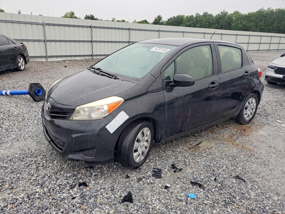 2012 Toyota Yaris VIN JTDKTUD34CD526821 COPART salvage auction — FRONT END, Tx - Salvage Vehicle Title, sold $125 on 2026-07-27 (photo 1)