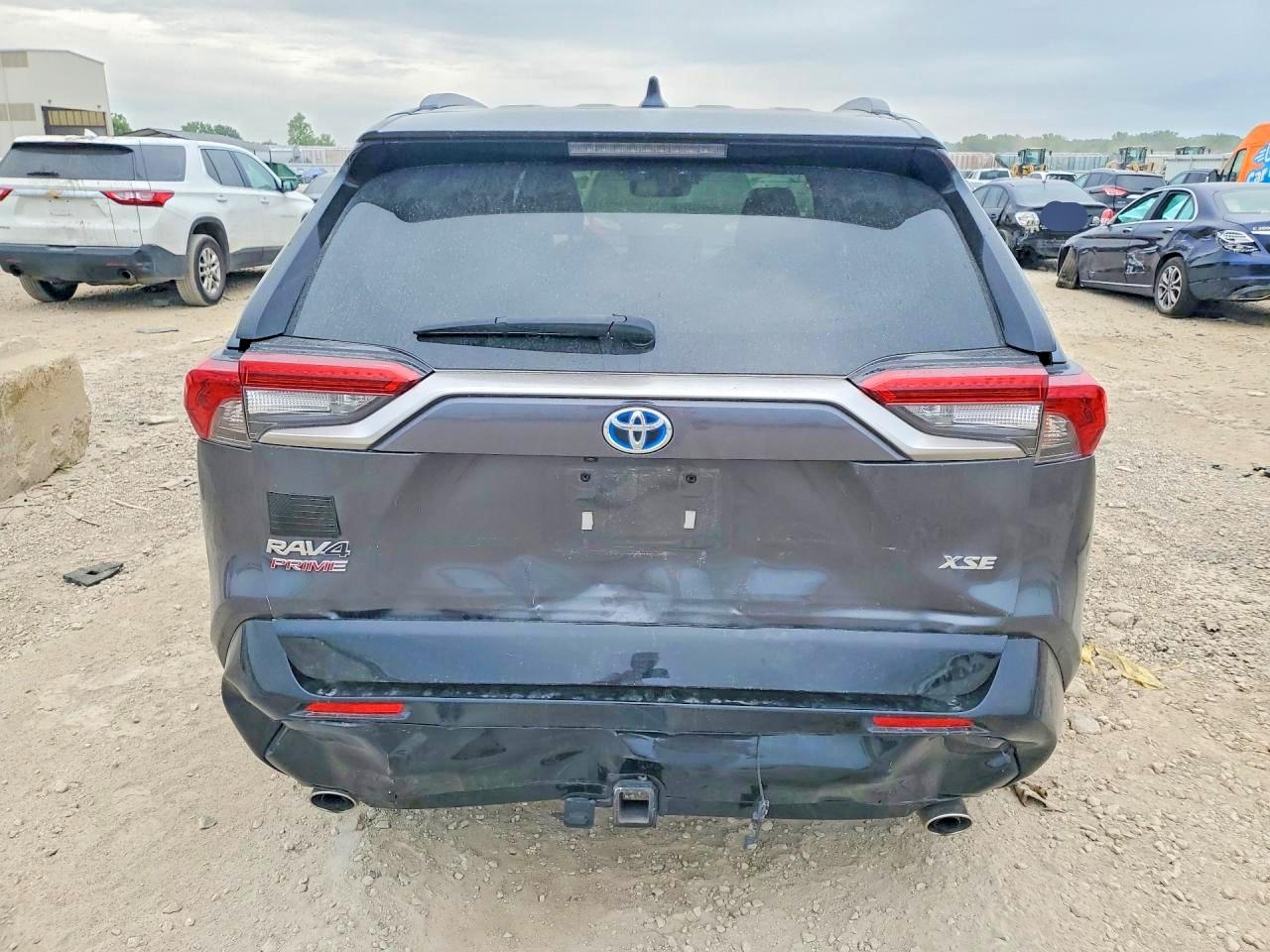 2023 Toyota RAV4 Prime VIN JTMEB3FVXPD124915 COPART salvage auction — Rear End, MO - SALVAGE CERTIFICATE OF TITLE, sold $24,300 on 2026-07-07 (photo 6)