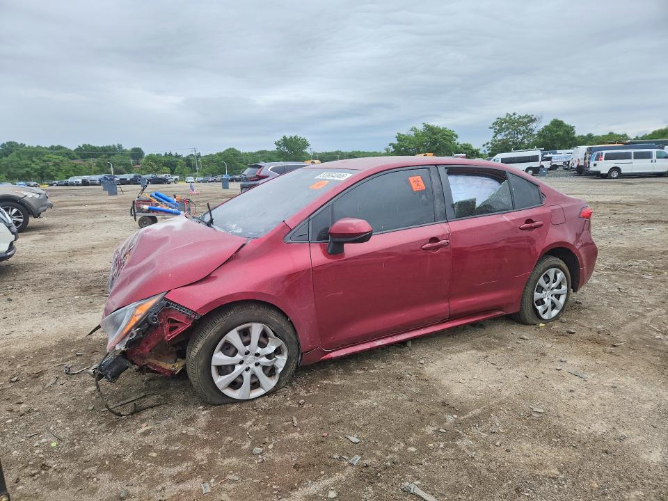 2022 Toyota Corolla VIN JTDEPMAE9NJ199070 COPART salvage auction — FRONT END, Md - Cert Of Salvage > 75% Damage, sold $2,050 on 2026-07-07 (photo 1)