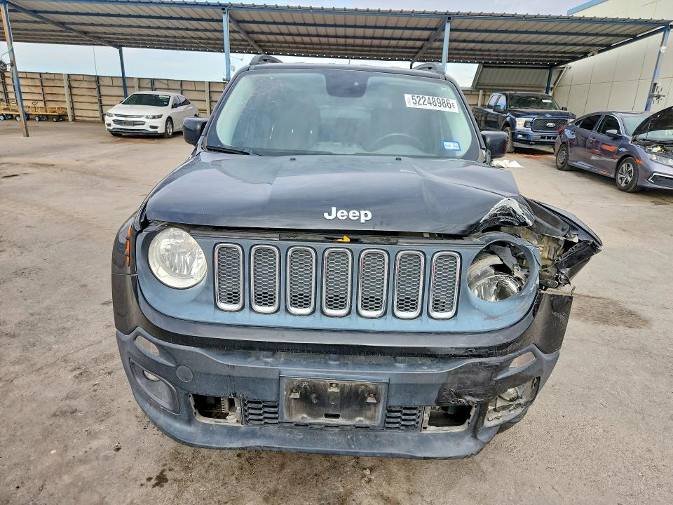2015 Jeep Renegade VIN ZACCJABT7FPC27244 COPART salvage auction — FRONT END, Tx - Salvage Vehicle Title, sold $875 on 2026-07-31 (photo 5)