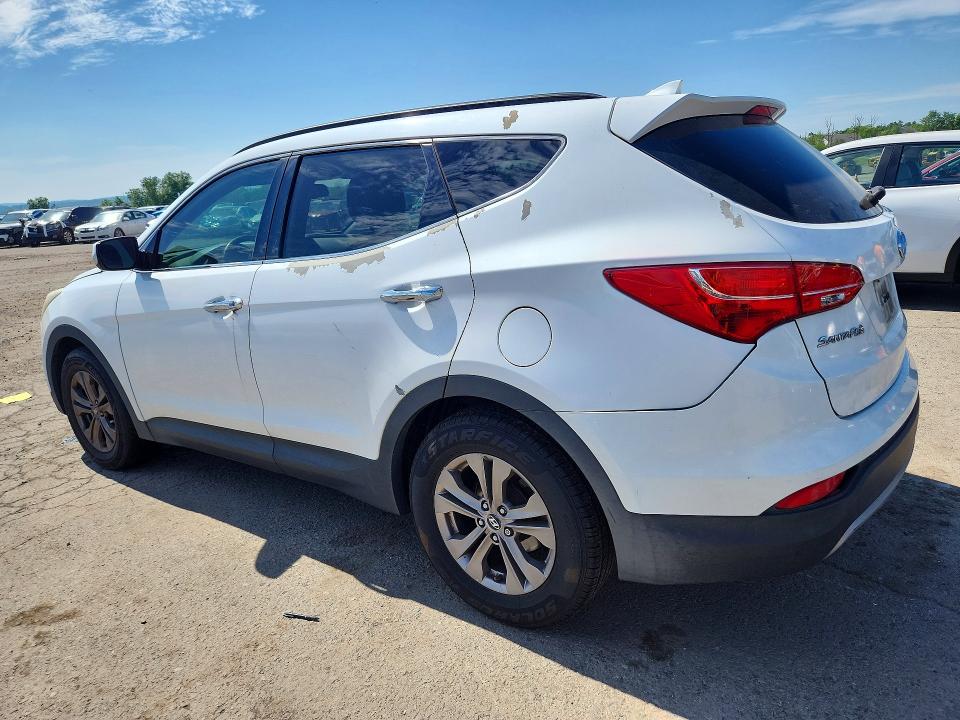 2014 Hyundai Santa fe VIN 5XYZU3LB3EG125764 COPART salvage auction — FRONT END, PA - CERTIFICATE OF SALVAGE, sold $1,150 on 2026-07-02 (photo 2)
