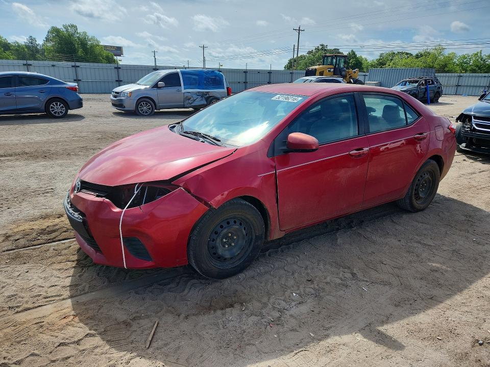 2014 Toyota Corolla VIN 2T1BURHE0EC221886 COPART salvage auction — FRONT END, Al - Cert Of Title-Salvage Title, sold $1,500 on 2026-07-02 (photo 1)