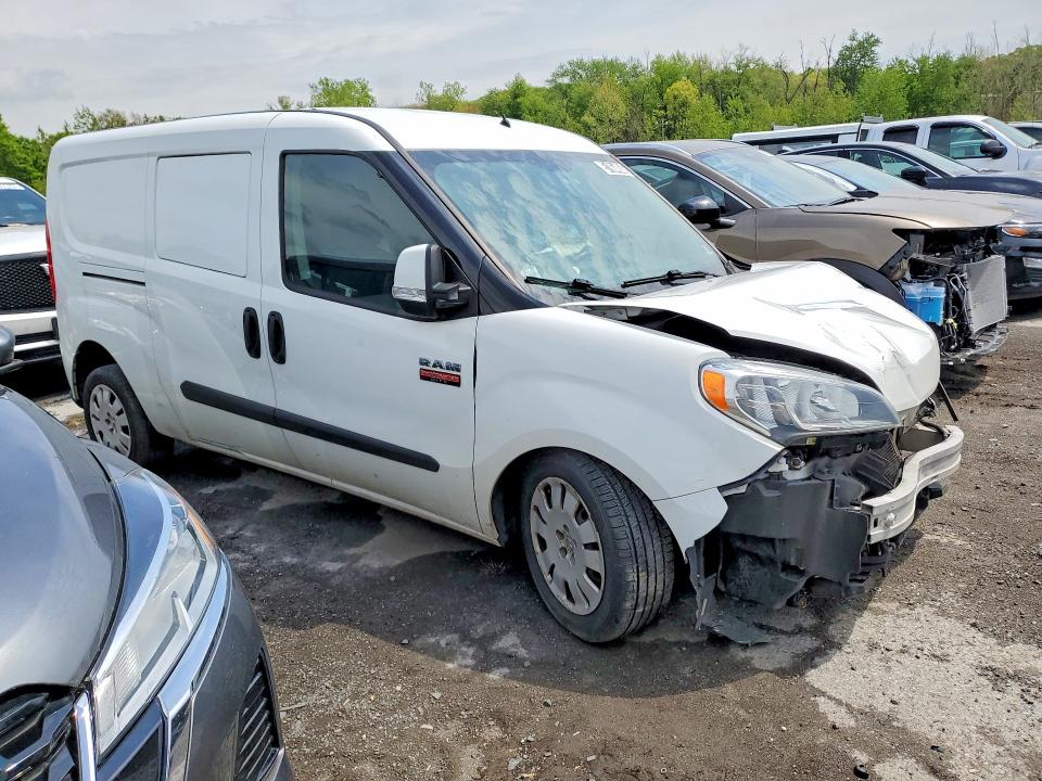 2020 Ram Promaster city VIN ZFBHRFBB9L6P19102 COPART salvage auction — FRONT END, Va - Cert Of Title - Salvage, sold $625 on 2026-07-08 (photo 4)