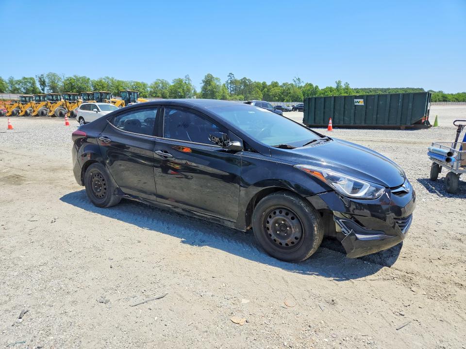2016 Hyundai VIN KMHDH4AE5GU636813 COPART salvage auction — FRONT END, Sc - Cert Of Title-Salvage, sold $950 on 2026-07-27 (photo 4)