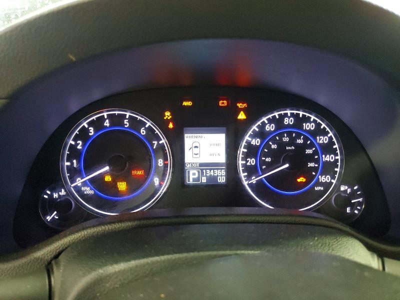 2013 Infiniti VIN JN1CV6AR2DM754324 COPART salvage auction — MECHANICAL, Nc - Salvage Certificate Of Title, sold $450 on 2026-07-27 (photo 9)