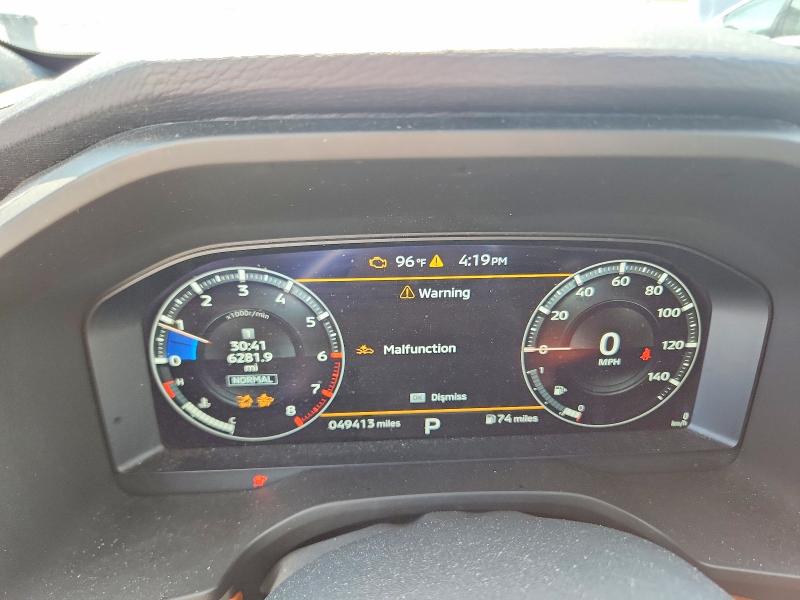 2022 Mitsubishi Outlander VIN JA4J3VA87NZ072792 COPART salvage auction — FRONT END, Fl - Cert Of Title Slvg Rebuildable, sold $8,400 on 2026-07-08 (photo 9)