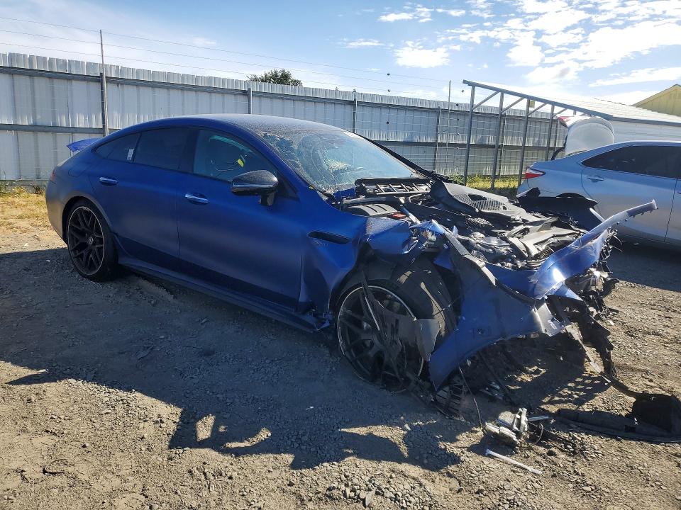 2022 Mercedes-benz AMG GT VIN W1K7X6BB7NA053698 COPART salvage auction — FRONT END, Ca - Salvage Certificate, sold $18,600 on 2026-07-02 (photo 4)