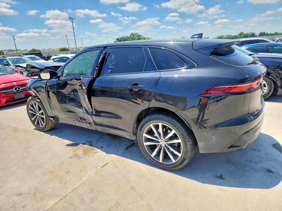 2025 Jaguar F-pace VIN SADCT2EX4SA748399 COPART salvage auction — FRONT END, Tx - Salvage Vehicle Title, sold $675 on 2026-07-27 (photo 2)