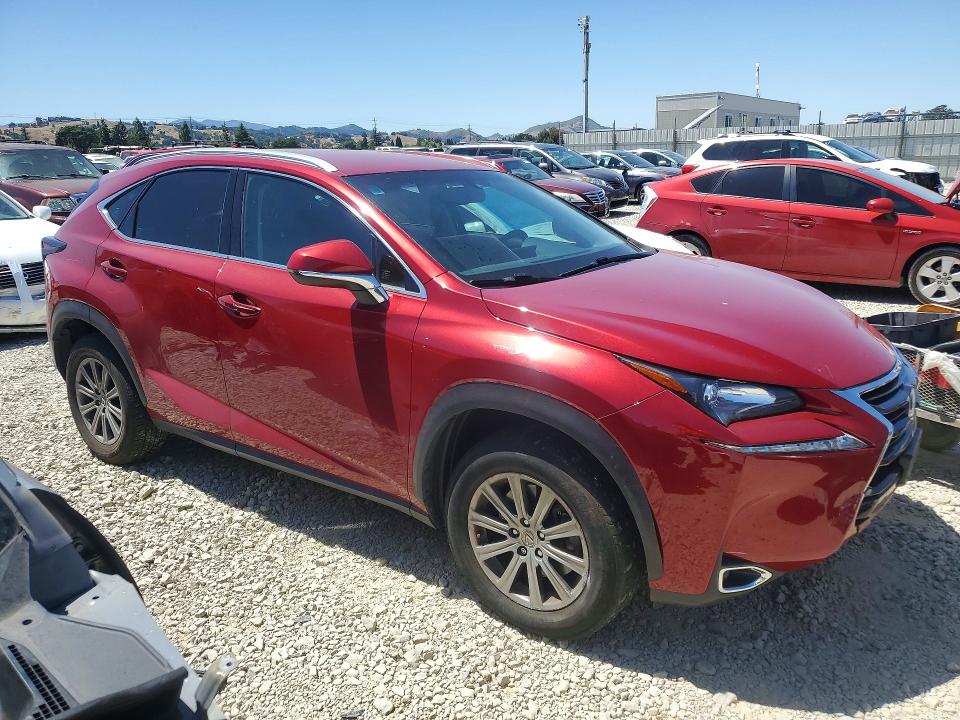 2017 Lexus Nx 200t VIN JTJYARBZ4H2052650 COPART salvage auction — REAR END, Ca - Salvage Certificate, sold $100 on 2026-07-28 (photo 4)
