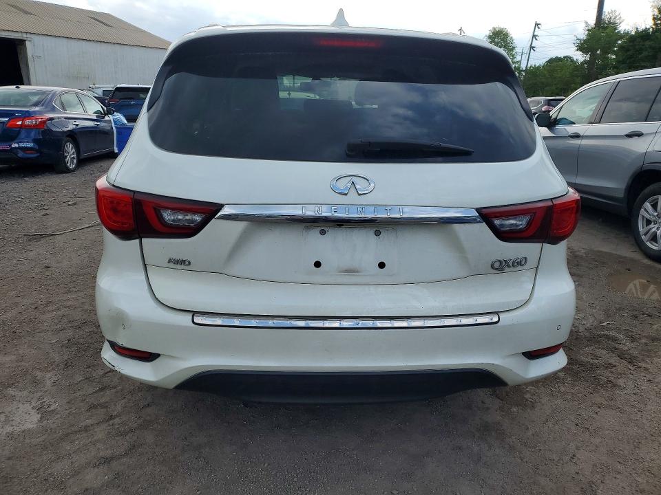2019 Infiniti Qx60 VIN 5N1DL0MMXKC548686 COPART salvage auction — FRONT END, Pa - Certificate Of Salvage, sold $2,100 on 2026-07-27 (photo 6)