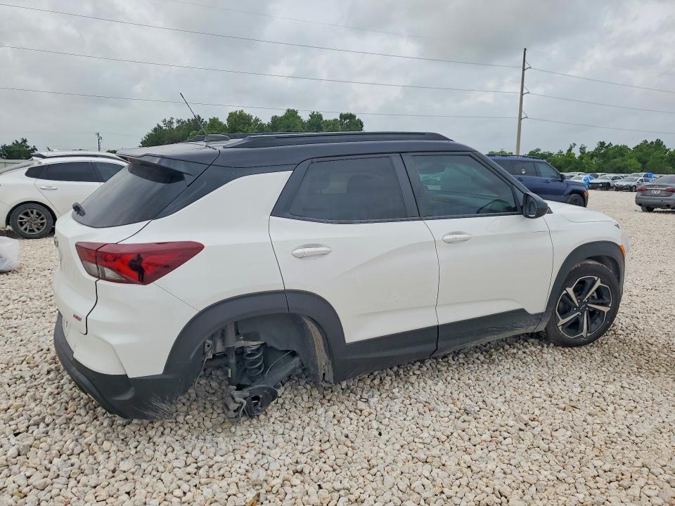 2022 Chevrolet Trailblazer VIN KL79MTSL4NB014948 COPART salvage auction — SIDE, Tx - Salvage Vehicle Title, sold $3,450 on 2026-07-30 (photo 3)
