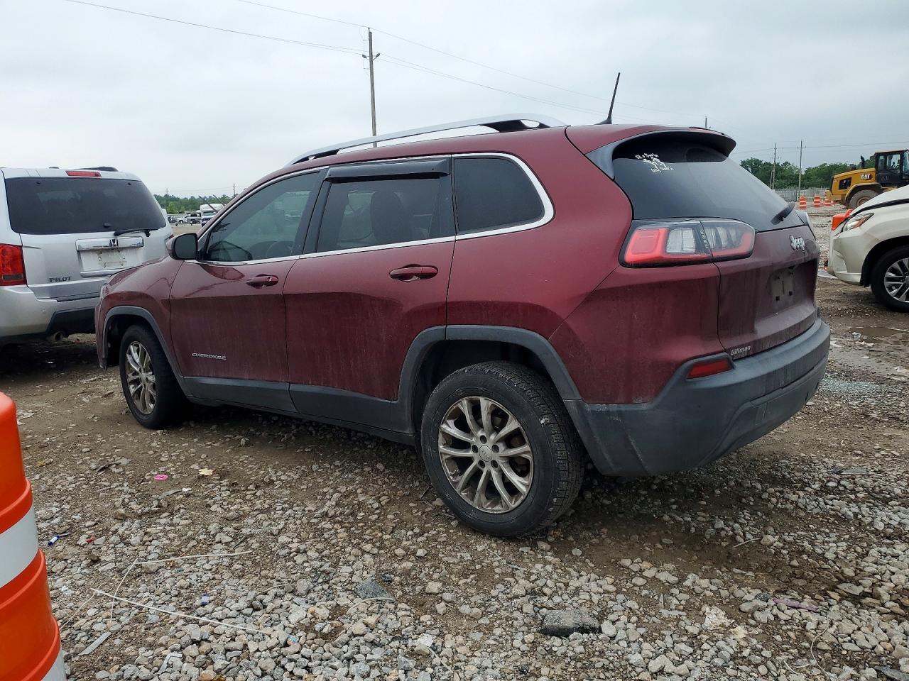 2019 Jeep Cherokee VIN 1C4PJLCB8KD296777 COPART salvage auction — Front End, FL - CERTIFICATE OF TITLE, sold $1,150 on 2026-07-09 (photo 2)
