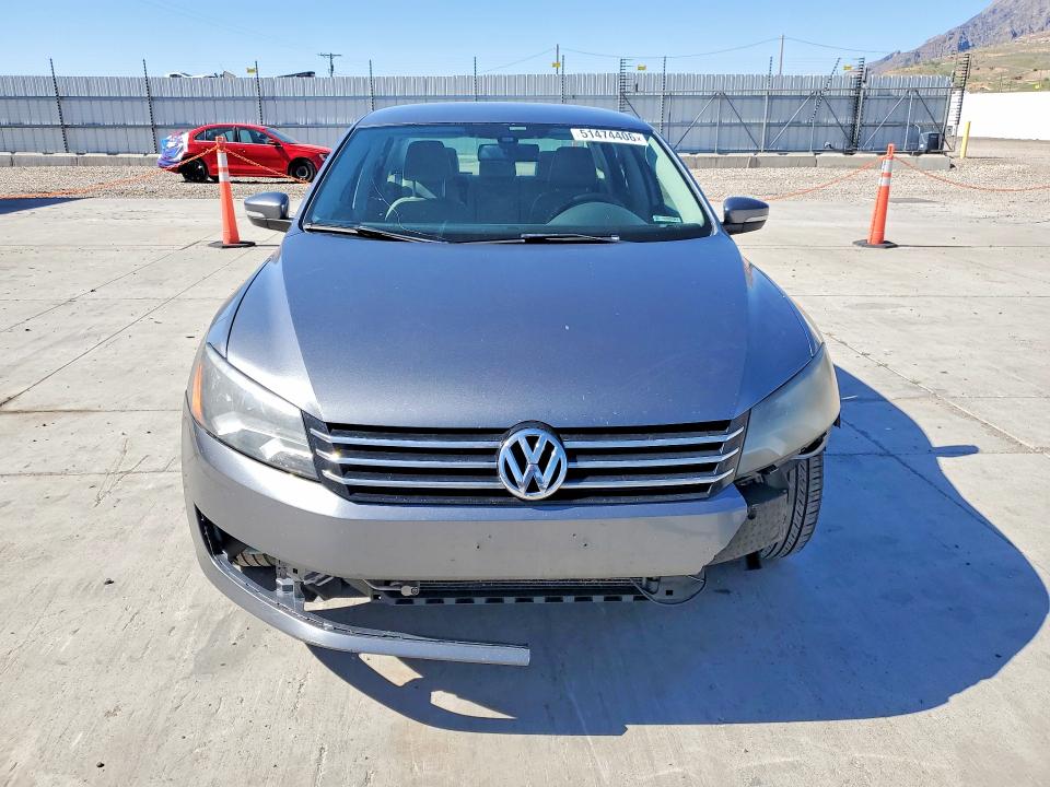 2014 Volkswagen Passat VIN 1VWBT7A36EC084507 COPART salvage auction — REAR END, Ut - Salvage Certificate, sold $350 on 2026-08-24 (photo 5)