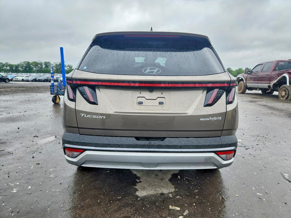2025 Hyundai Tucson VIN KM8JEDD1XSU360755 COPART salvage auction — FRONT END, Va - Cert Of Title - Salvage, sold $200 on 2026-07-29 (photo 6)