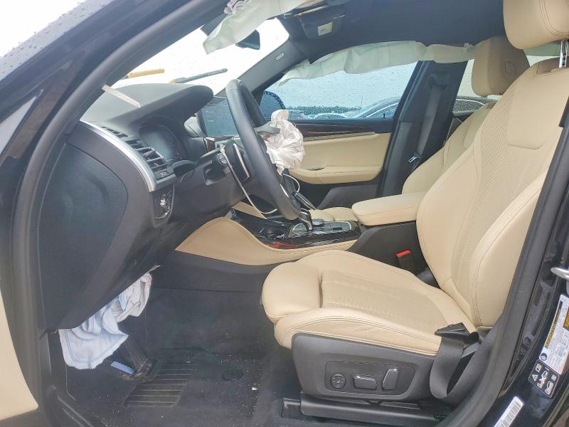 2025 BMW X4 VIN 5UX33DT09S9X83419 COPART salvage auction — FRONT END, Tx - Salvage Vehicle Title, sold $24,200 on 2026-07-31 (photo 7)