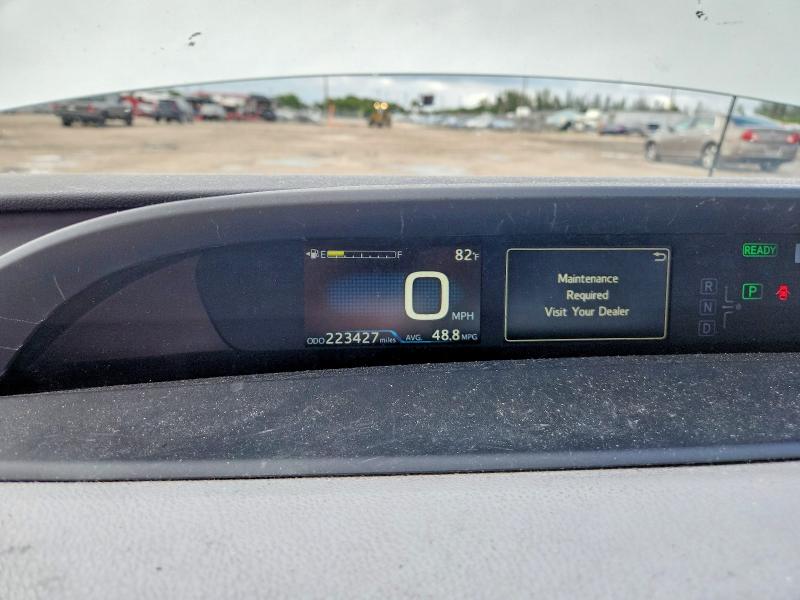 2019 Toyota Prius VIN JTDKARFU4K3083325 COPART salvage auction — FRONT END, FL - CERT OF TITLE SLVG REBUILDABLE, sold $3,700 on 2026-07-02 (photo 9)