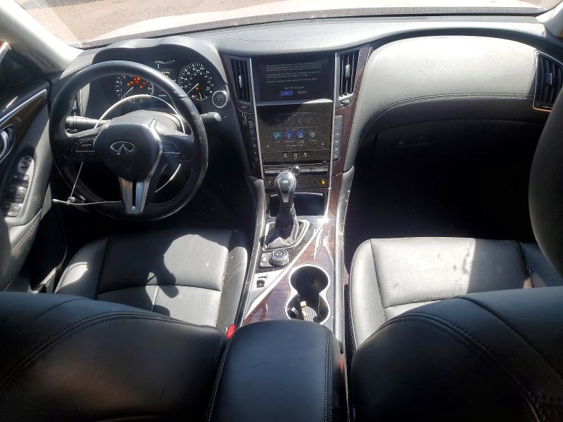 2019 Infiniti Q50 VIN JN1EV7AR2KM557956 COPART salvage auction — FRONT END, Il - Salvage Certificate, sold $2,850 on 2026-07-28 (photo 8)