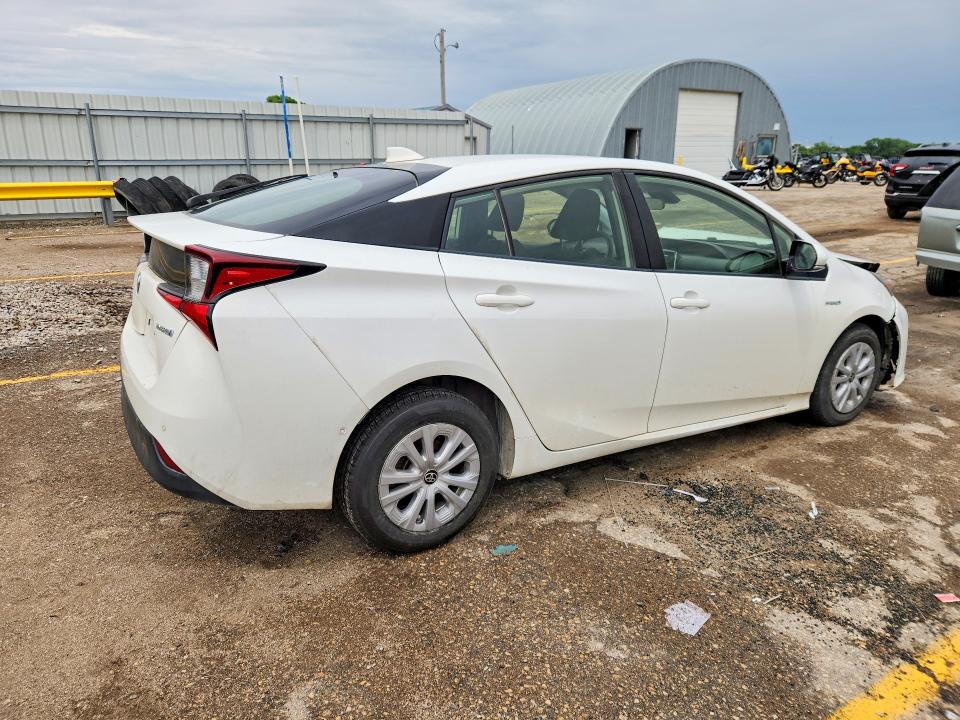 2020 Toyota Prius VIN JTDKARFU7L3110017 COPART salvage auction — FRONT END, Ok - Cert Of Title-Salvage, sold $4,350 on 2026-07-13 (photo 3)