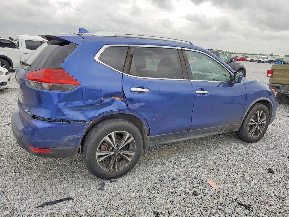 2020 Nissan Rogue VIN JN8AT2MV8LW141210 COPART salvage auction — REAR END, Tx - Salvage Vehicle Title, sold $2,850 on 2026-07-27 (photo 3)