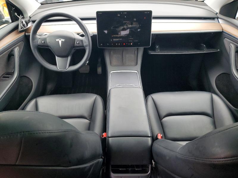 2023 Tesla Model y VIN 7SAYGDEE9PA113967 COPART salvage auction — REAR END, Ca - Salvage Certificate, sold $7,500 on 2026-07-17 (photo 8)
