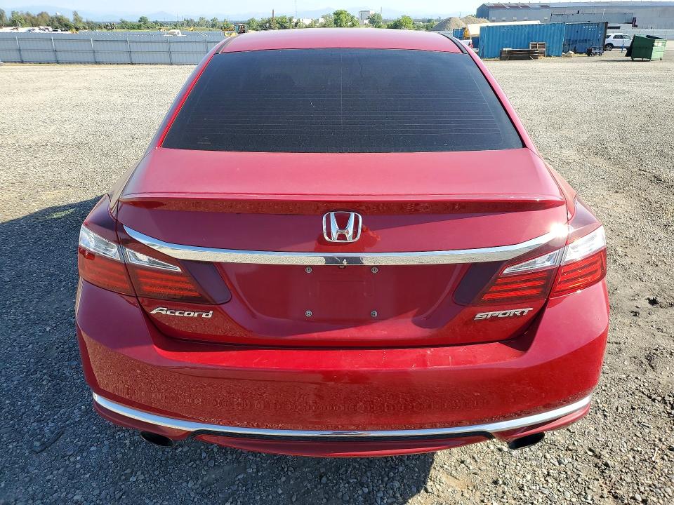2017 Honda Accord VIN 1HGCR2F59HA202103 COPART salvage auction — FRONT END, Ca - Salvage Certificate, sold $4,450 on 2026-07-10 (photo 6)