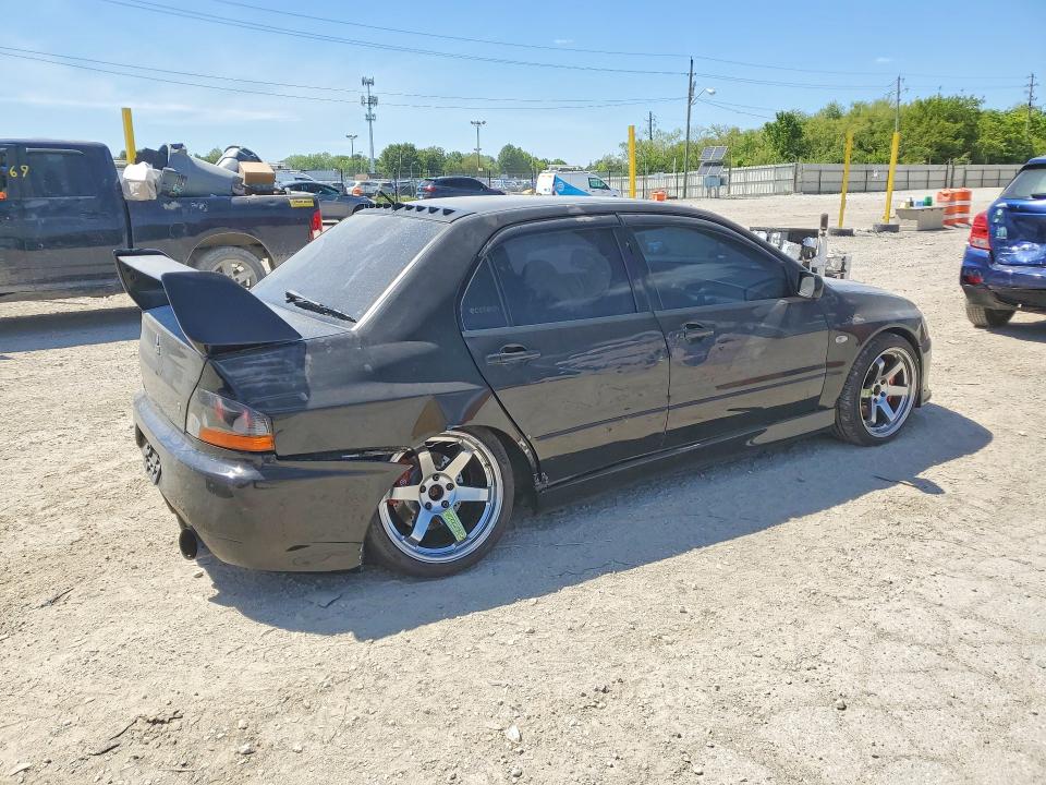 2003 Mitsubishi Lancer evolution VIN JA3AH86F93U124111 COPART salvage auction — REAR END, In - Certificate Of Title, sold $25,000 on 2026-07-24 (photo 3)