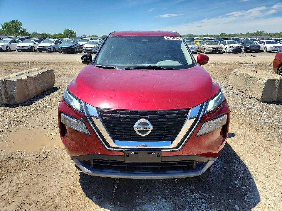 2021 Nissan Rogue VIN JN8AT3BA7MW008042 COPART salvage auction — HAIL, Ks - Cert Of Title-Salvage, sold $7,500 on 2026-07-28 (photo 5)