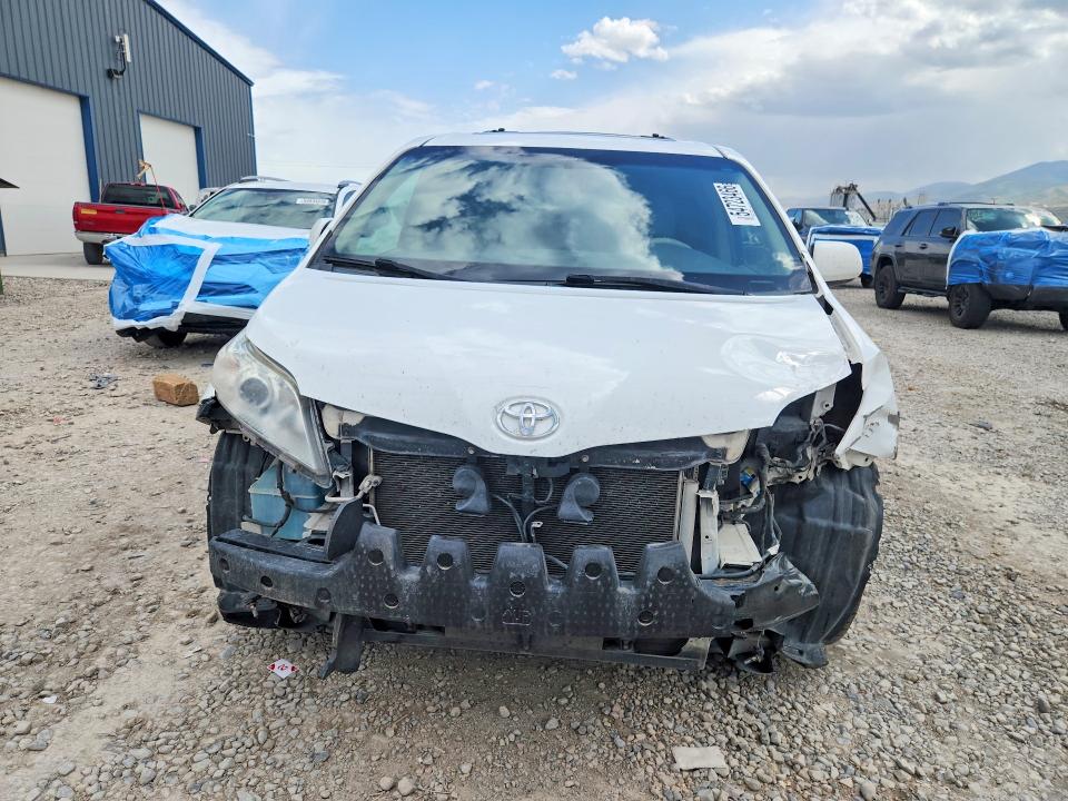 2013 Toyota Sienna VIN 5TDYK3DC7DS372201 COPART salvage auction — FRONT END, Ut - Salvage Certificate, sold $150 on 2026-07-21 (photo 5)