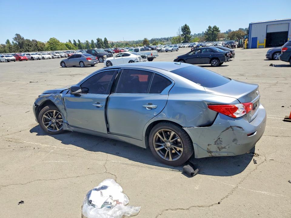 2017 Infiniti VIN JN1EV7APXHM740934 COPART salvage auction — SIDE, Ca - Salvage Certificate, sold $2,000 on 2026-07-10 (photo 2)